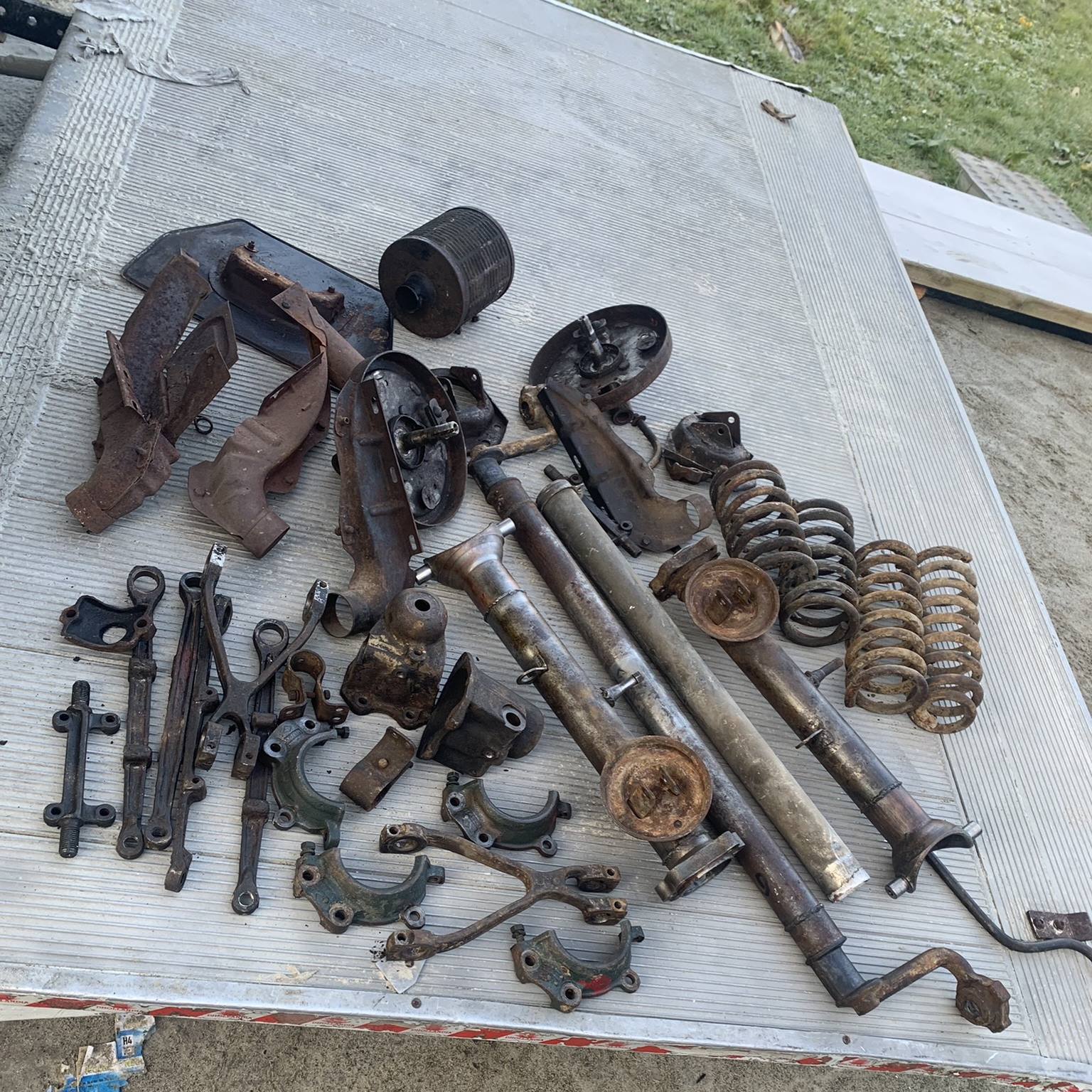 sablage de pieces de 4cv